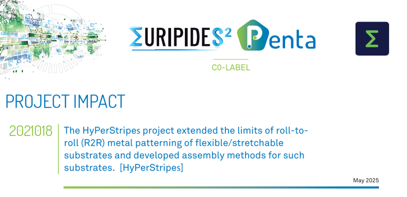 Stretching the Limits: HyPerStripes Developments  in Flexible Electronics - Discover the Project Impact